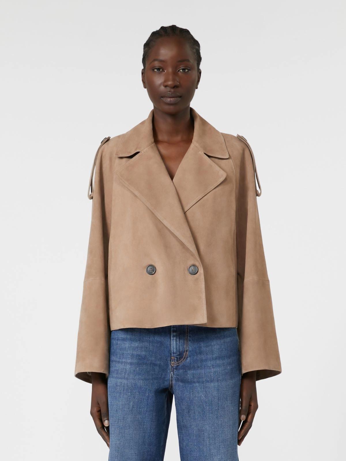 Trench corto in suede MAGA 001 WEEKEND 