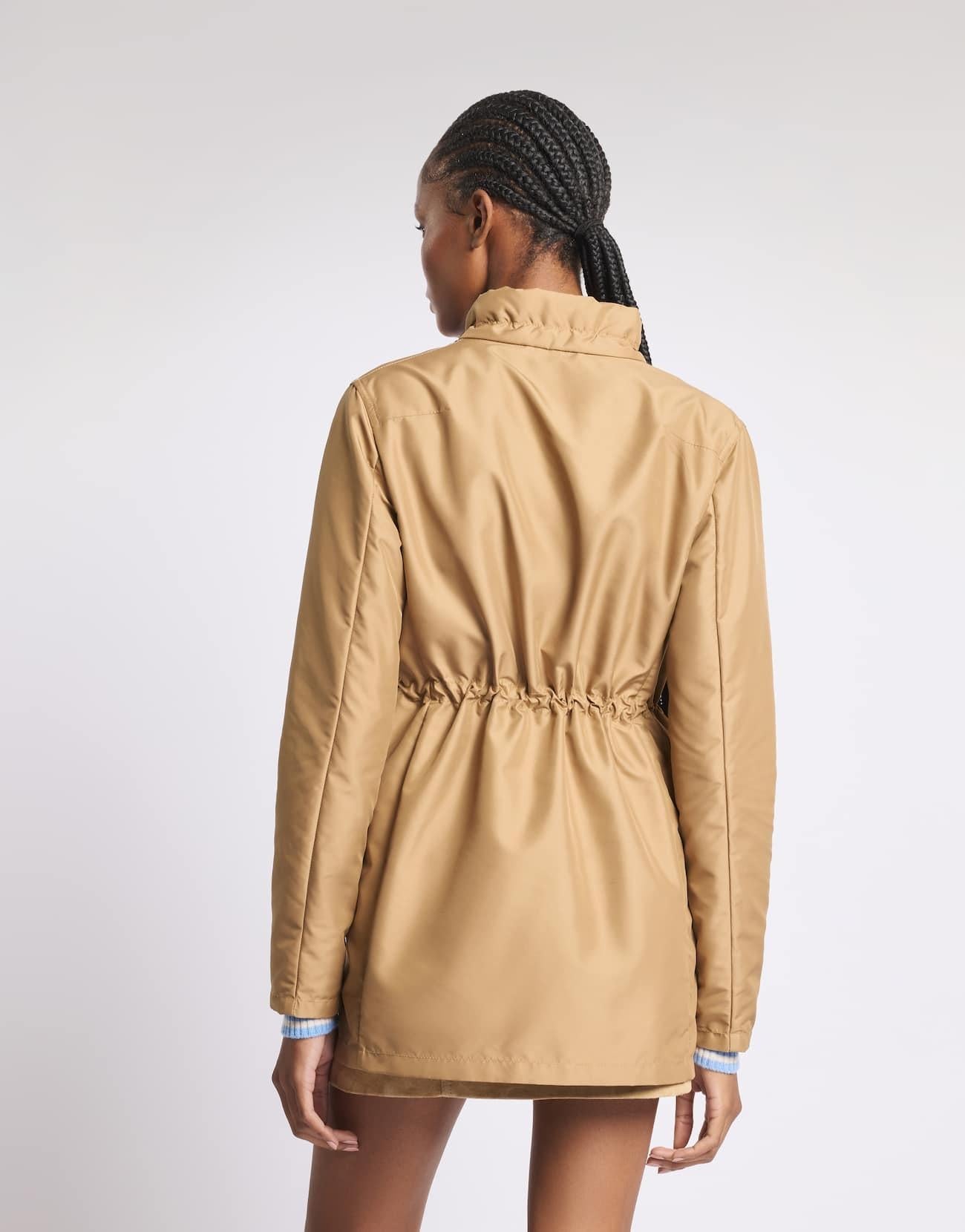 Virginia Coat in Popeline Tecnico<BR/> NAW50523960AX2 C806 FAY 
