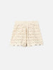 Shorts Meave in crochet con paillettes