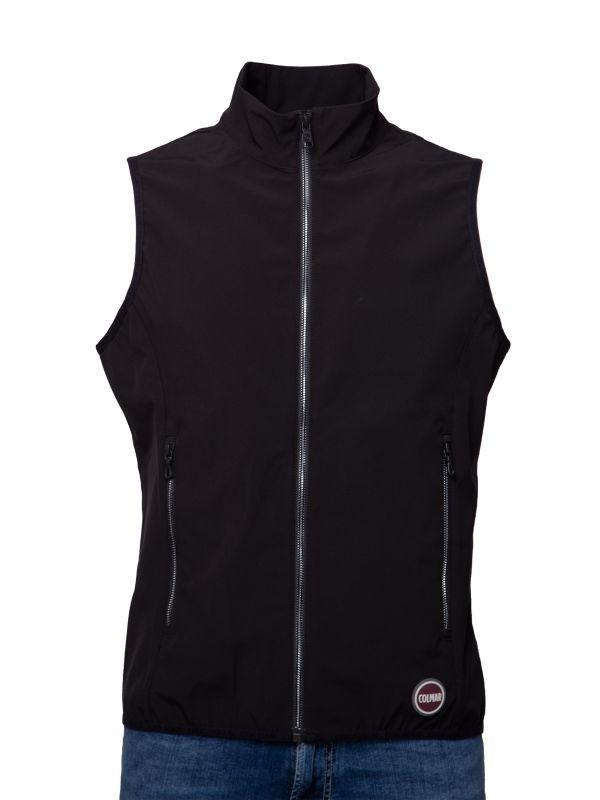 Gilet uomo in tessuto softshell