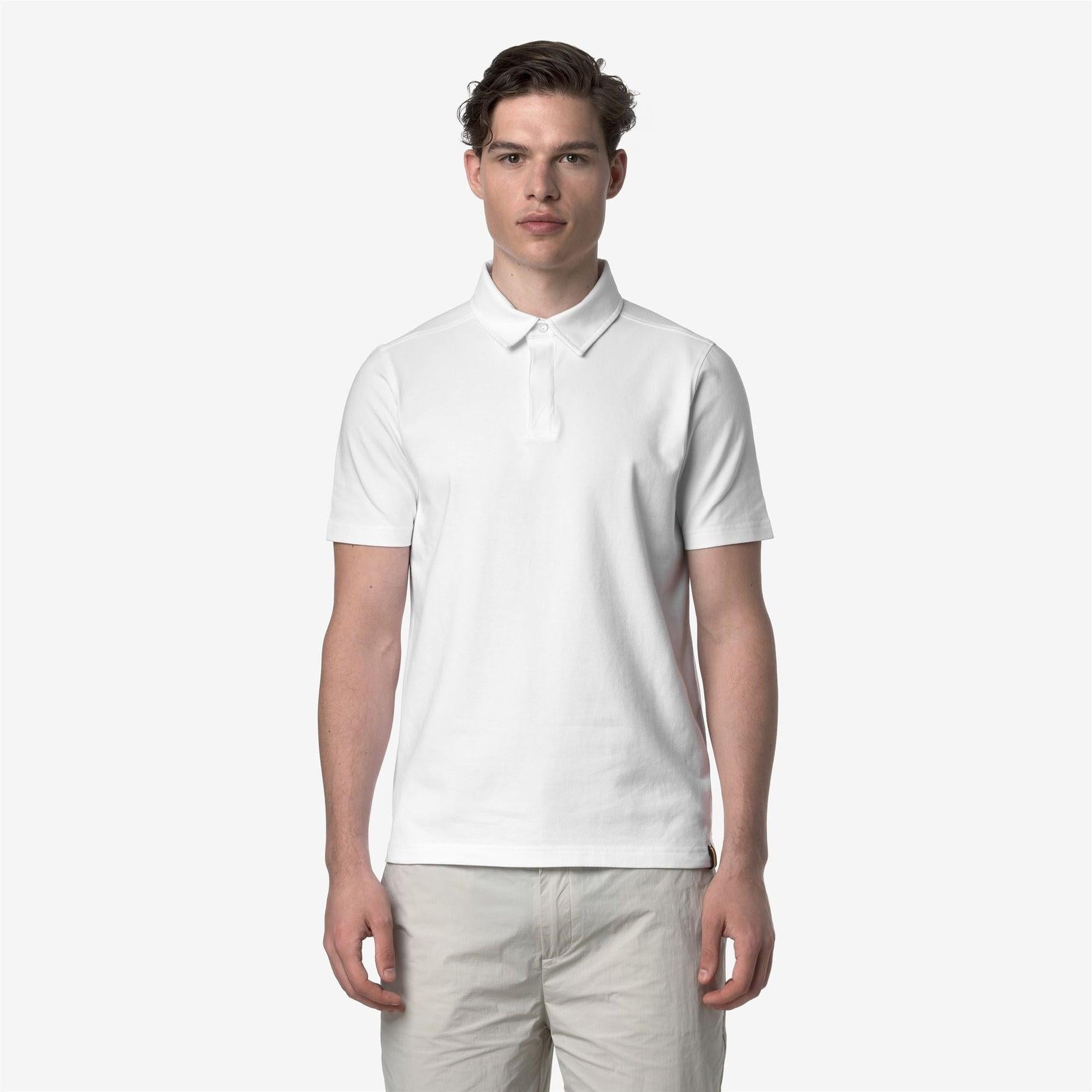 Polo vincelle in cotone elasticizzato K5147NW 001 K-WAY 