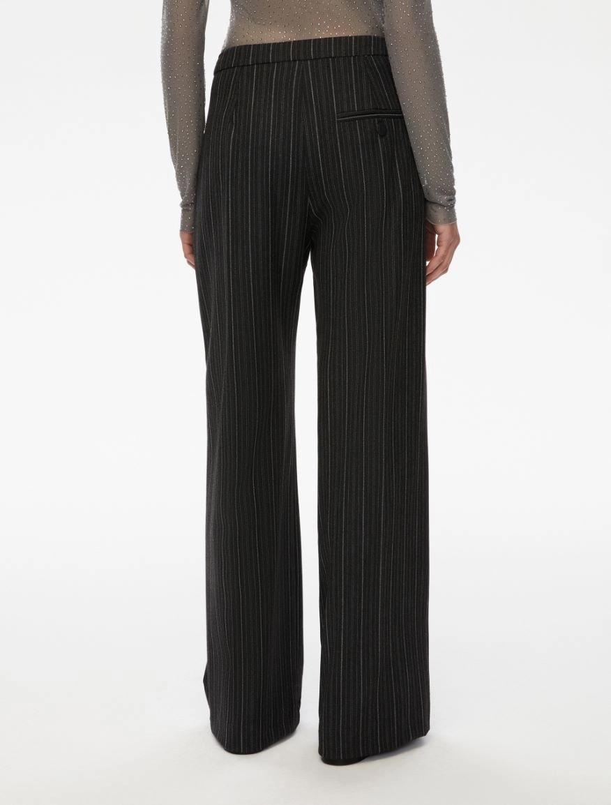 Pantalone dritto in tessuto tecnico gessato FEZ 007 IBLUES 