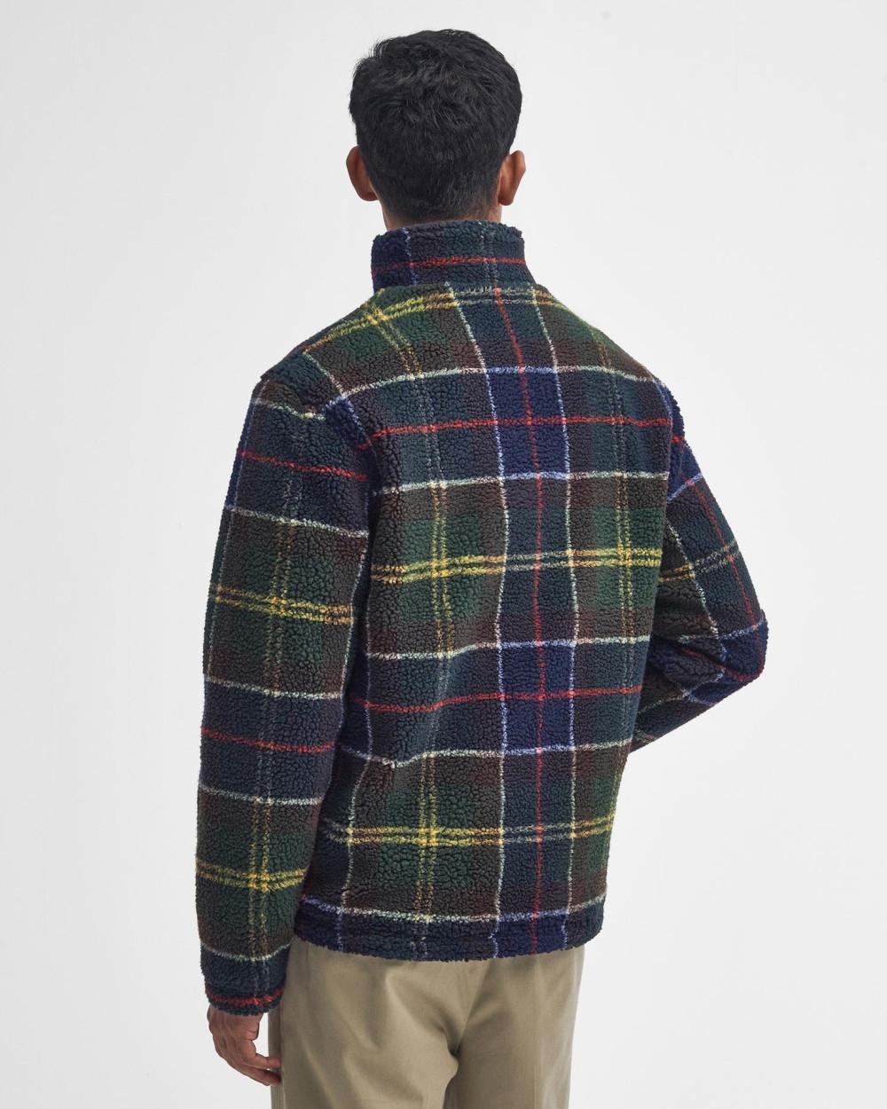 Pile sherpa con motivo tartan in tessuto tecnico MFL0187 TN11 BARBOUR 
