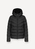 Women's padded down jacket with hood