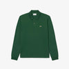 Polo in cotone a maniche lunghe