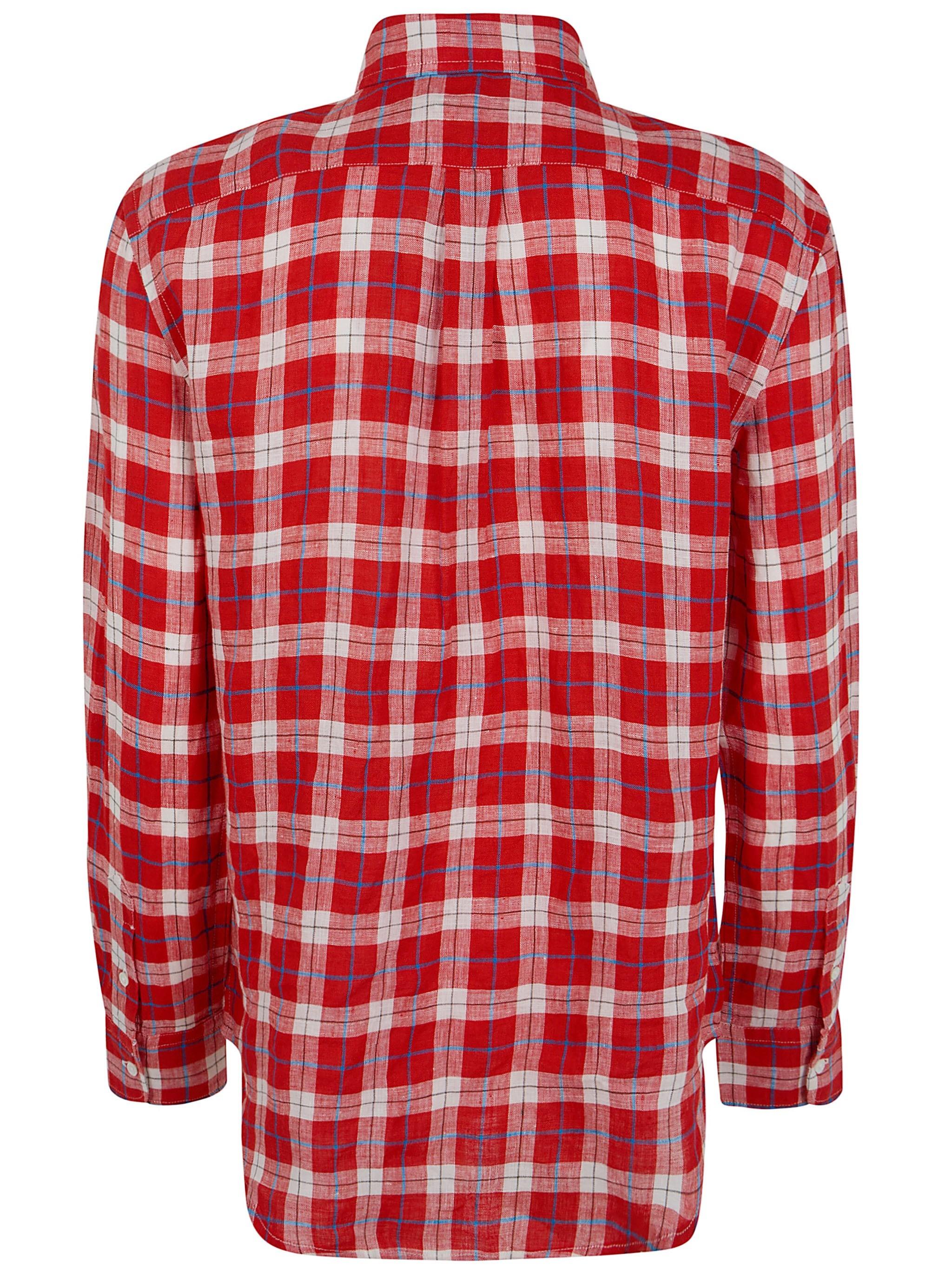 Classic Long Sleeves Button Front Shirt<BR/> 211970733 500 RALPH LAUREN 