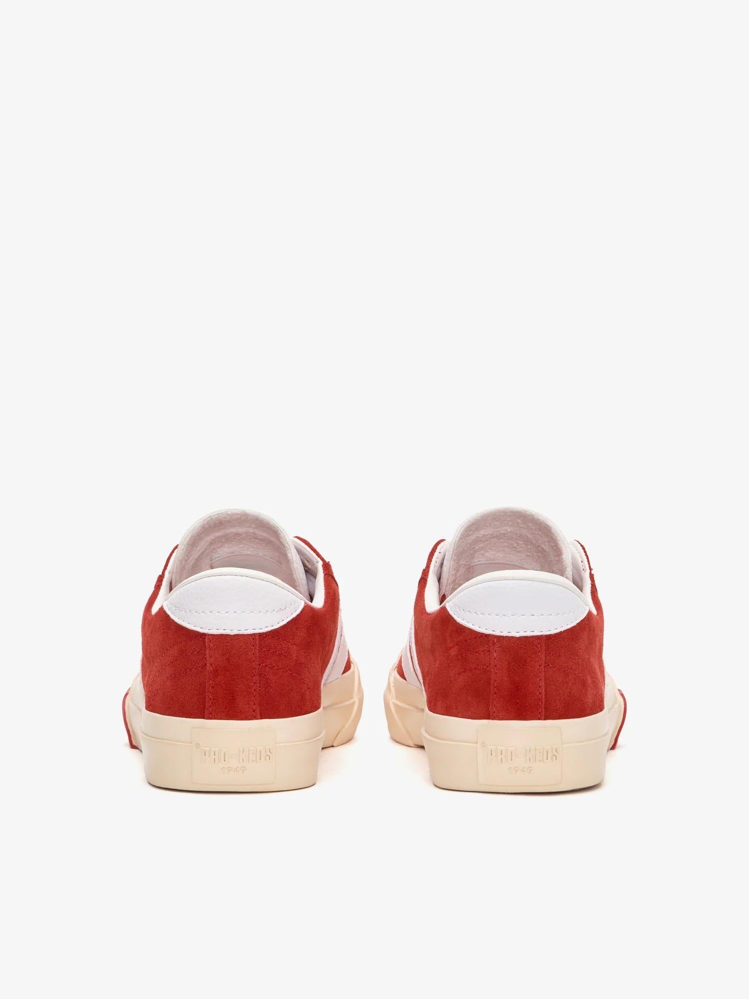 Royal Classic in pelle scamosciata rossa e bianca<BR/><BR/> RC226SLM RE00004 PRO-KEDS 