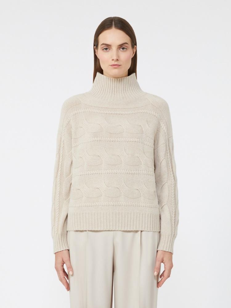 Maglia in lana e cachemire a trecce<BR/> VODKA 002 MAX MARA STUDIO 