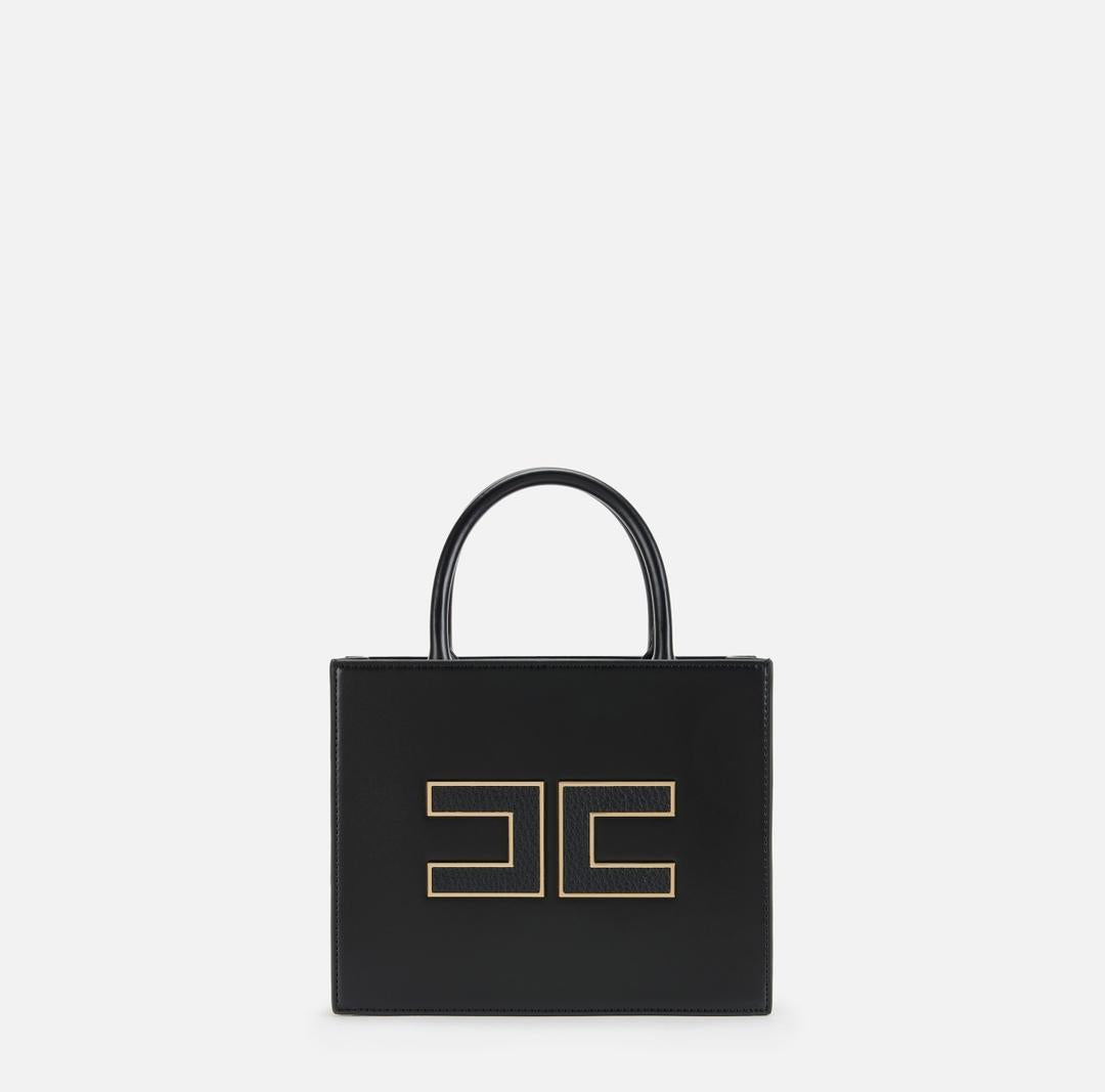 Tote piccola con logo BS33A56E2 110 ELISABETTA FRANCHI 