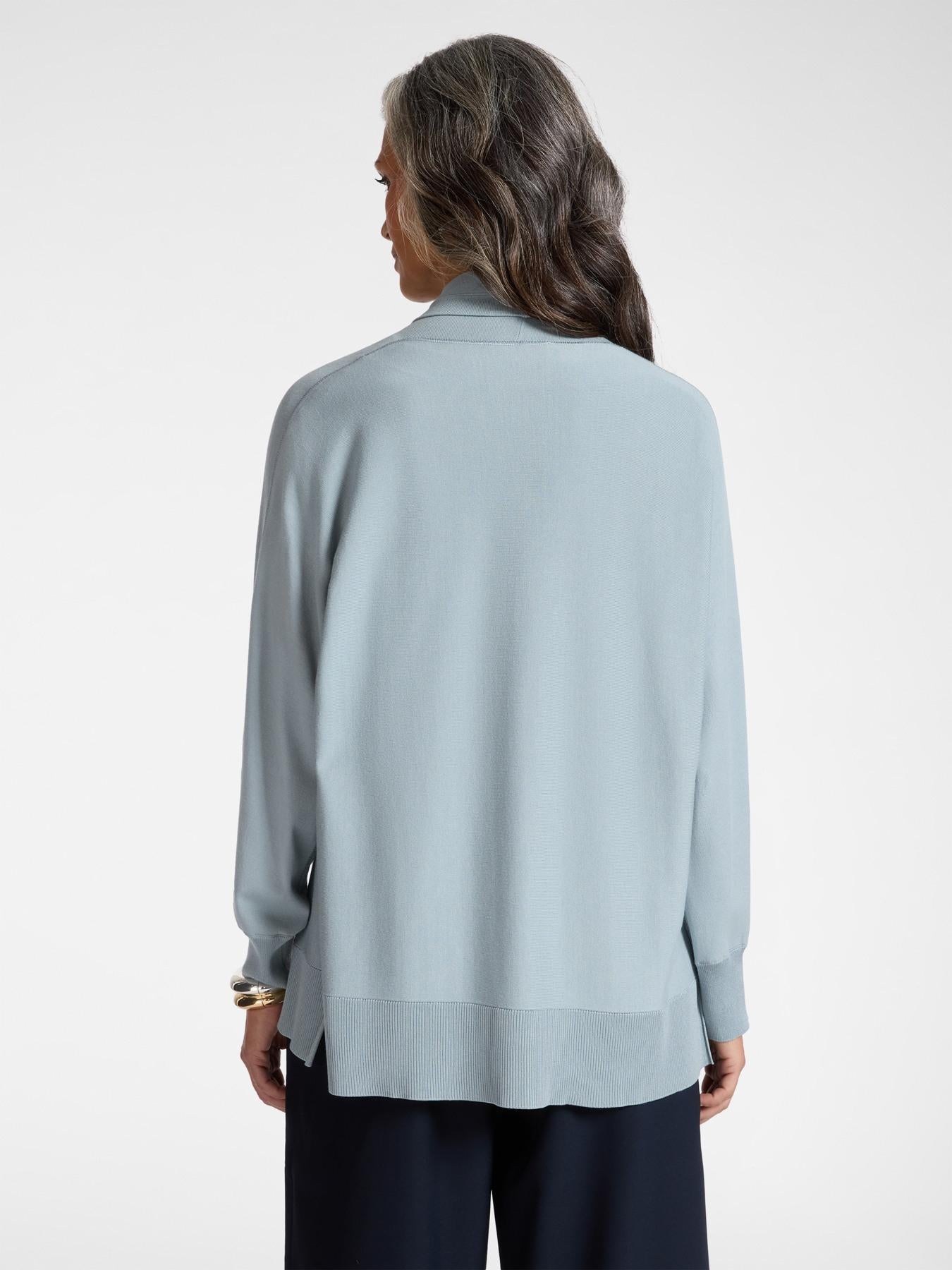 Cardigan aperto davanti misto viscosa<BR/> M568E001954N A4 ELENA MIRO 