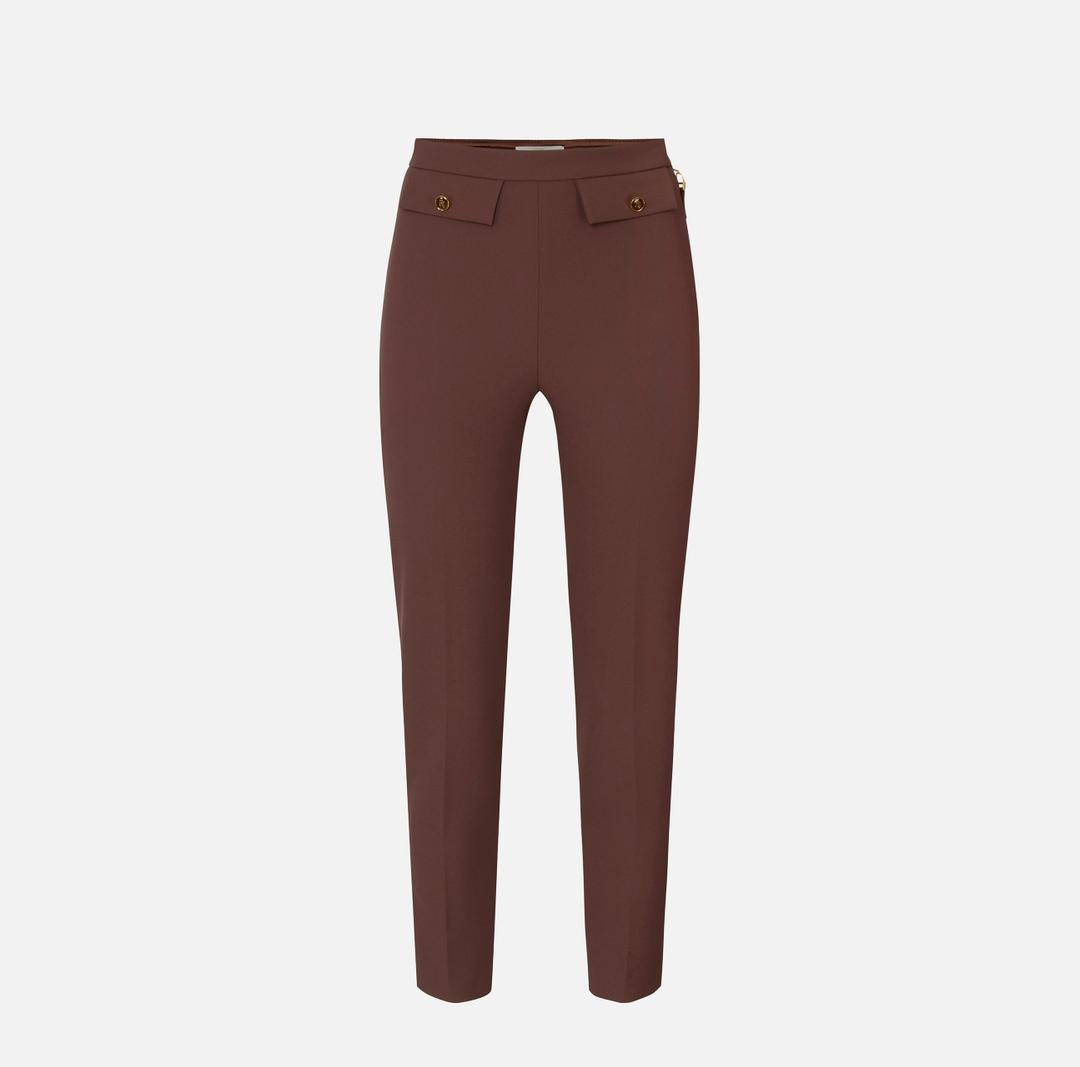 Pantaloni in doppio crêpe PA12056E2 EA3 ELISABETTA FRANCHI 
