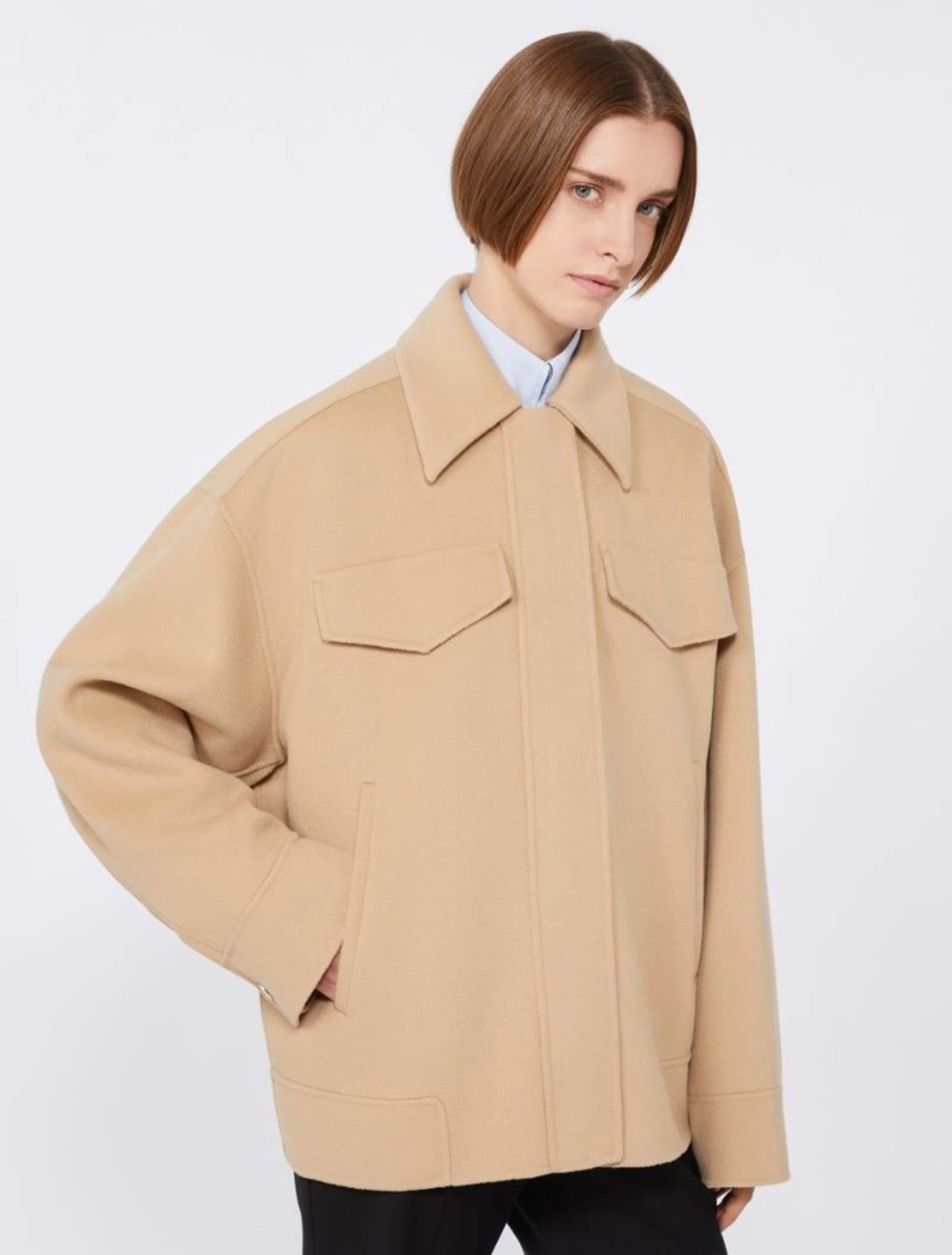 Caban in double di lana <BR/> CANTORE 001 SPORTMAX 