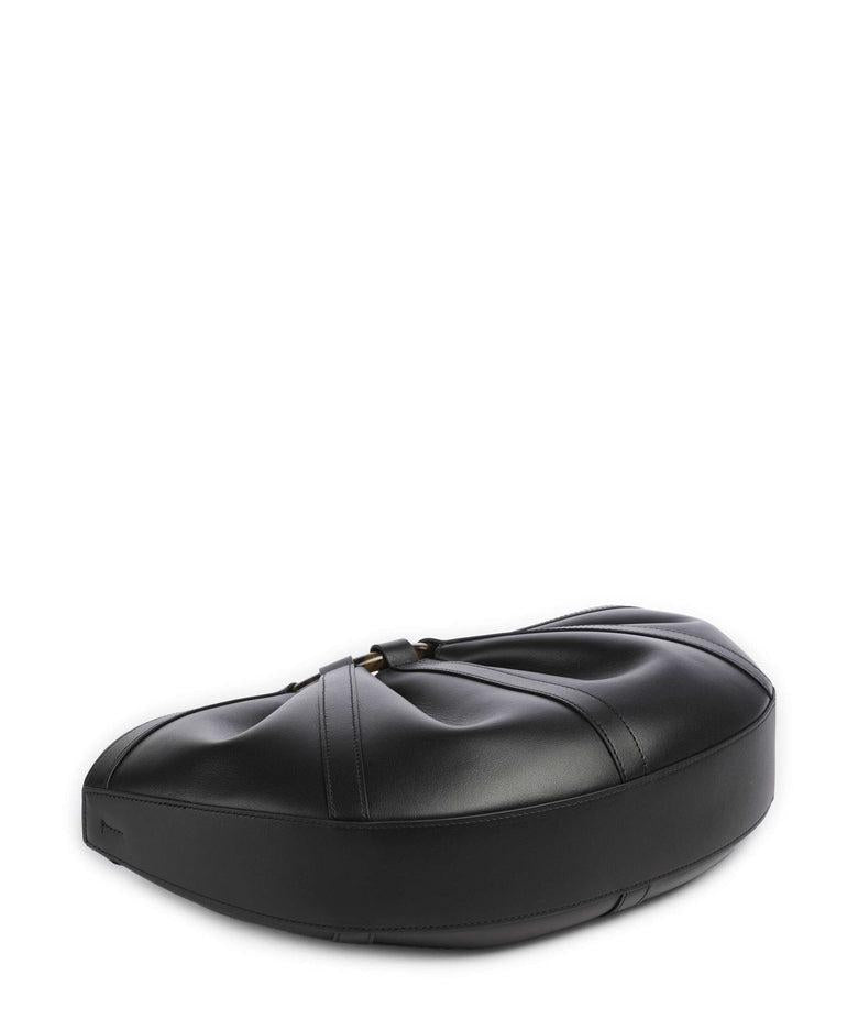Shell Borsa a mano pelle a grana fine noir<BR/><BR/> E1U5A180101 001 COCCINELLE 