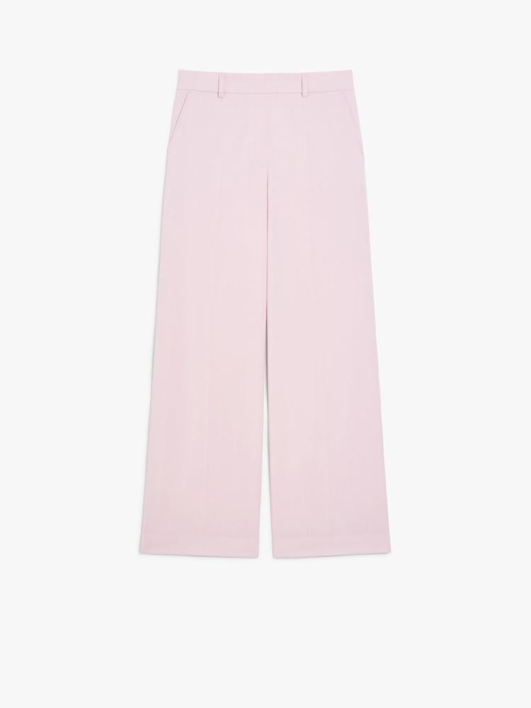 Pantalone donna a palazzo in tela di lana VISIVO 004 WEEKEND 