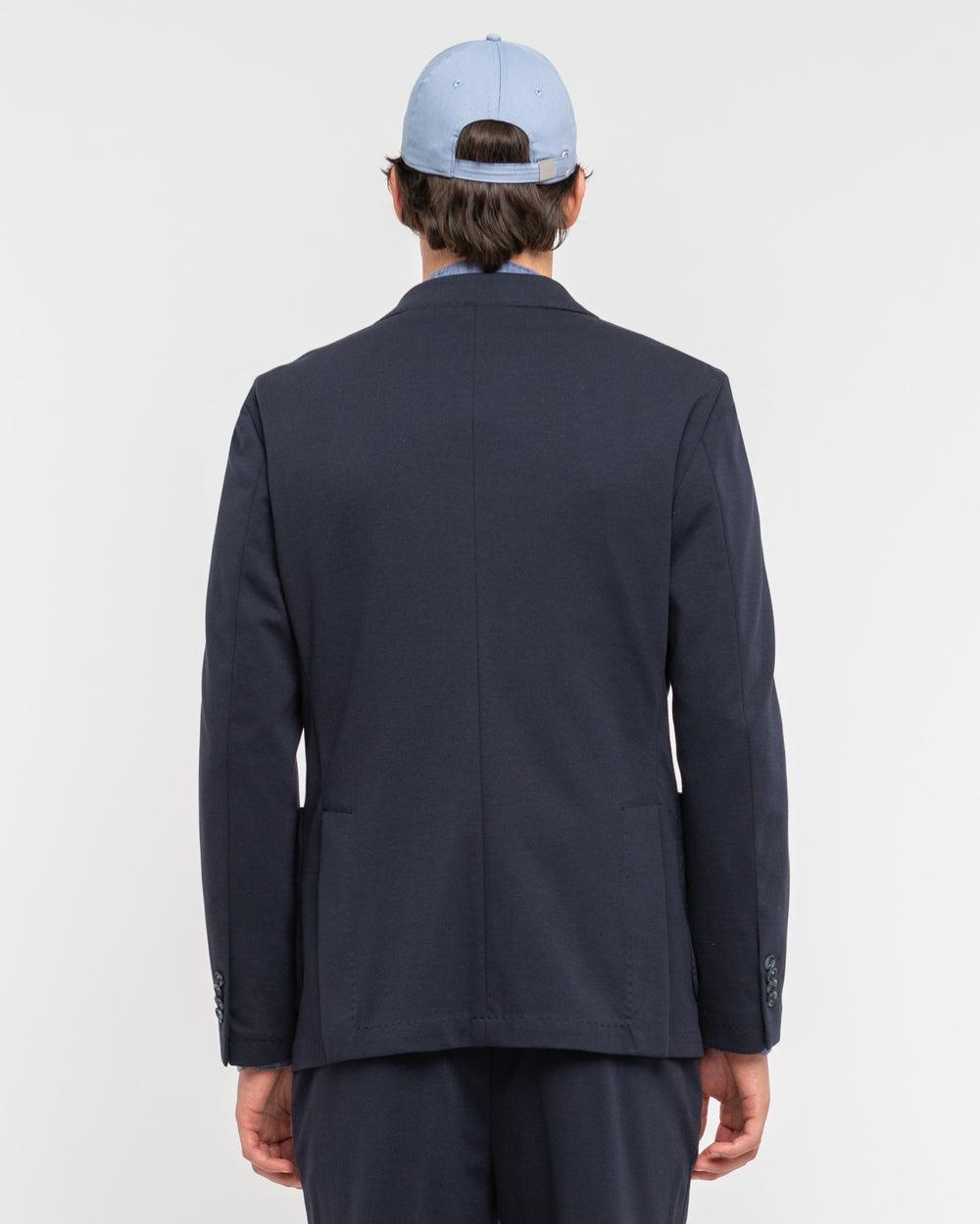 giacca nuvola punto milano stretch blu<BR/> 3832G2728MC253272 89 MANUEL RITZ 
