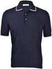 POLO IN MAGLIA CON DETTAGLI A CONTRASTO