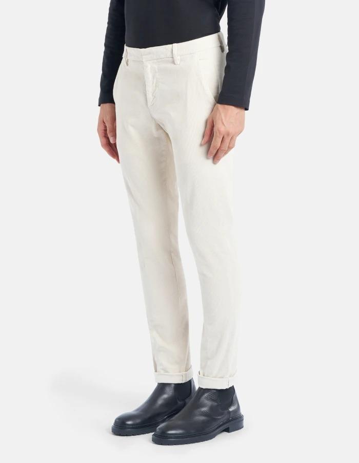 Pantaloni Gaubert slim in velluto a coste<BR/> UP235VS0028PT0 005 DONDUP 