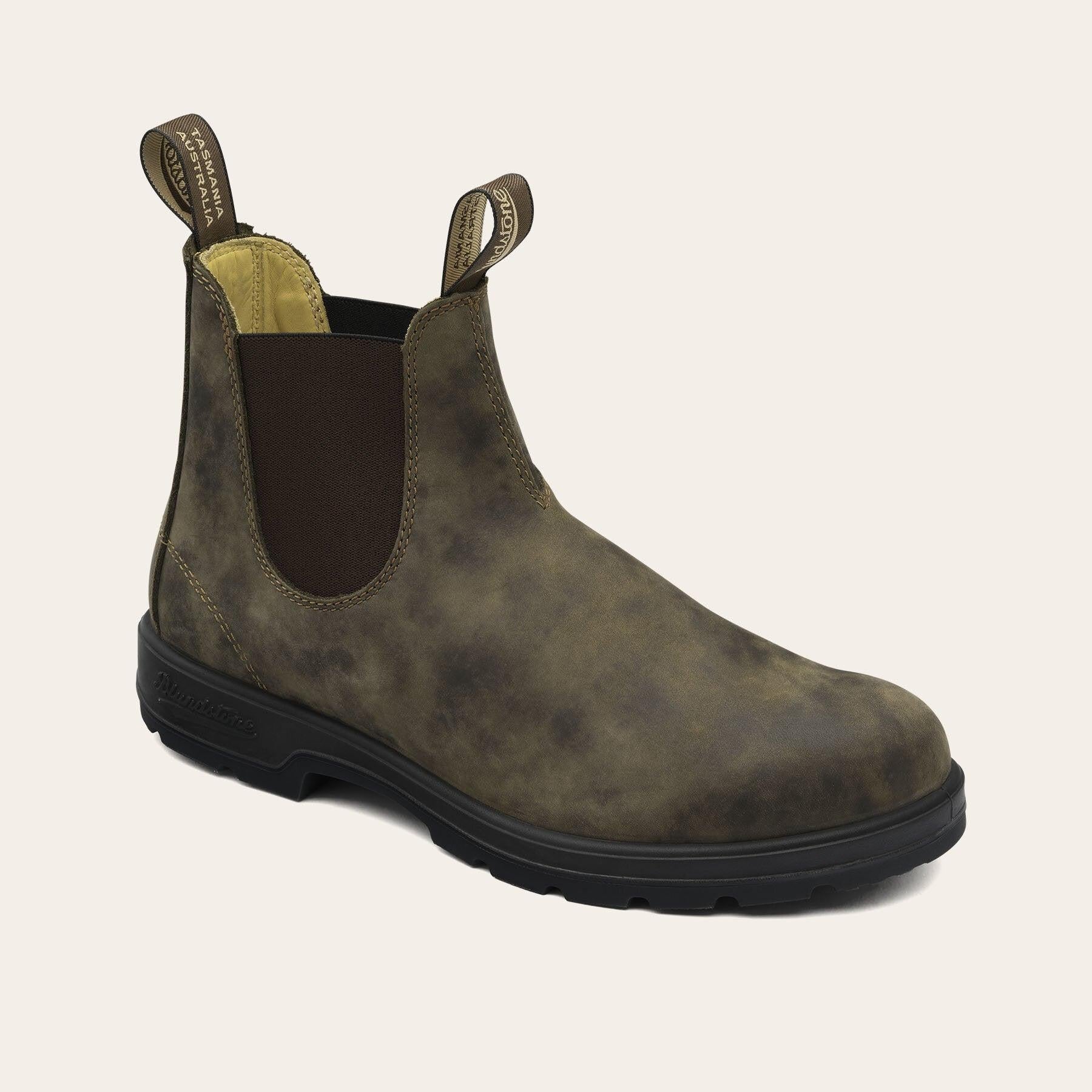 Stivaletti in pelle ORIGINALS CHELSEA BOOTS 585BC RUSTIC-BROWN BLUNDSTONE 