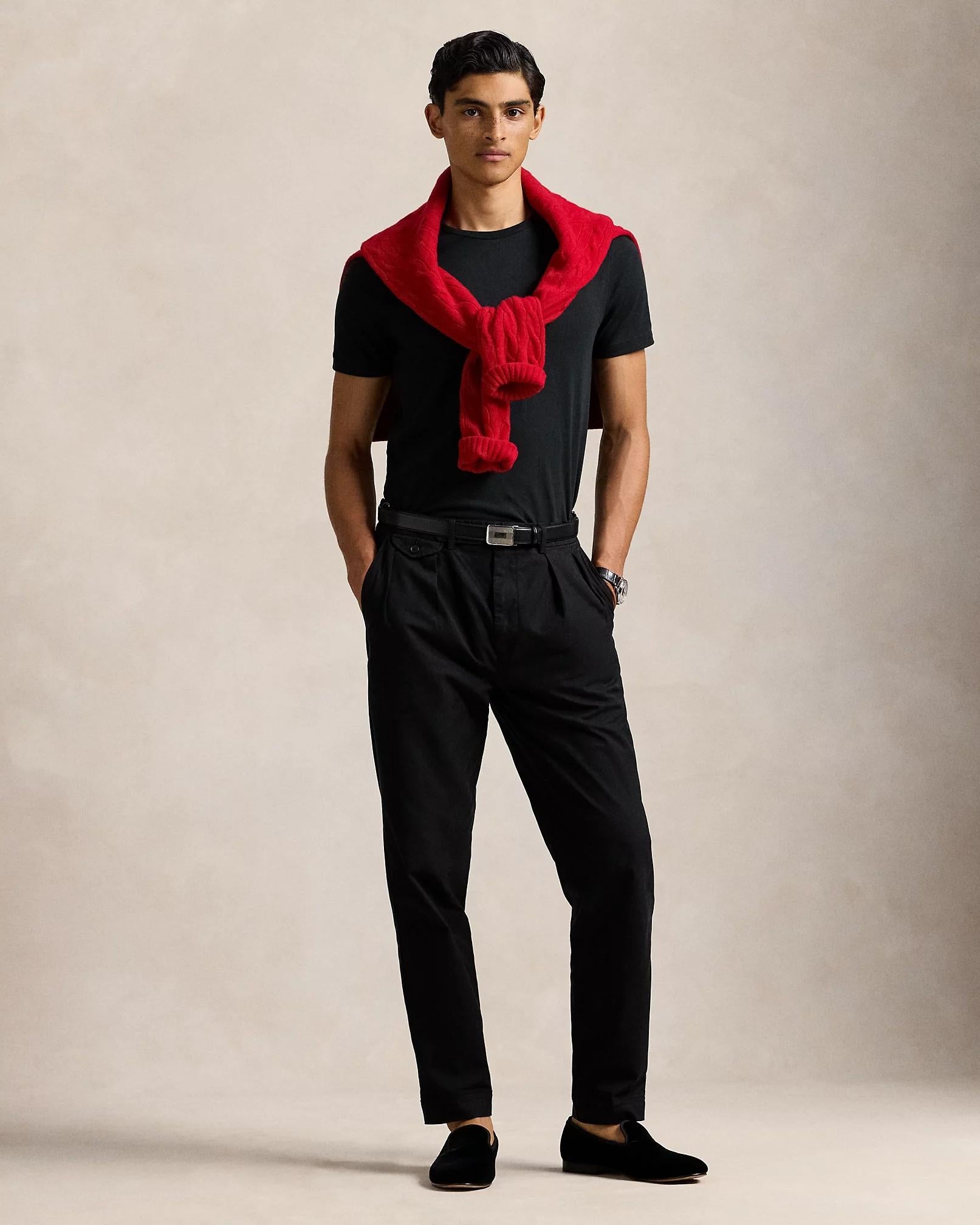 T-shirt uomo in cotone manica corta 710680785 001 RALPH LAUREN 