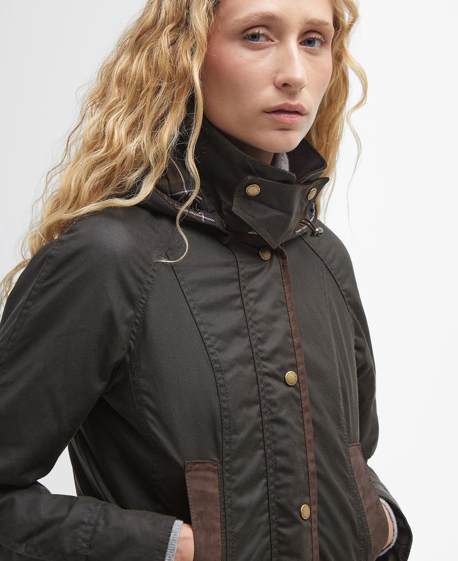 Giacca donna in cotone cerato Bower LWX0534 OL71 BARBOUR 