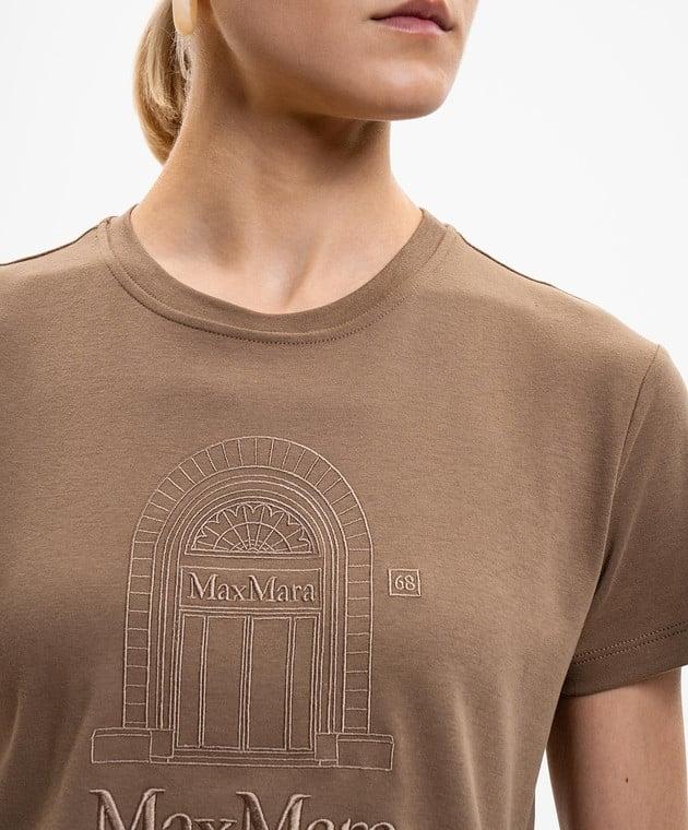 T-shirt in jersey con ricamo SMMBELLA 003 S MAX MARA 