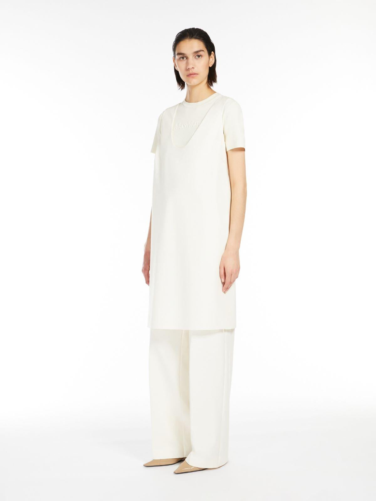 Pantalone donna dritto in jersey tecnico ORCHE 001 MAX MARA 