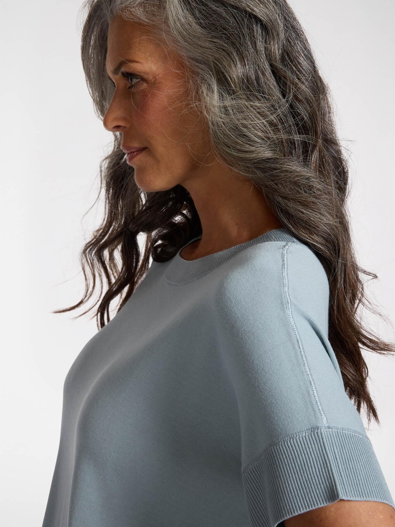 Maglia maniche corte misto viscosa<BR/> M606Z000748N A4 ELENA MIRO 