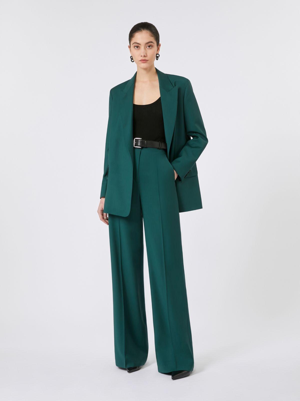 Blazer in tela di lana con cintura TALENTO 007 MAX MARA 
