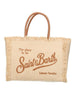 Borsa MC2 Saint Barth Vanity Straw  in tessuto.