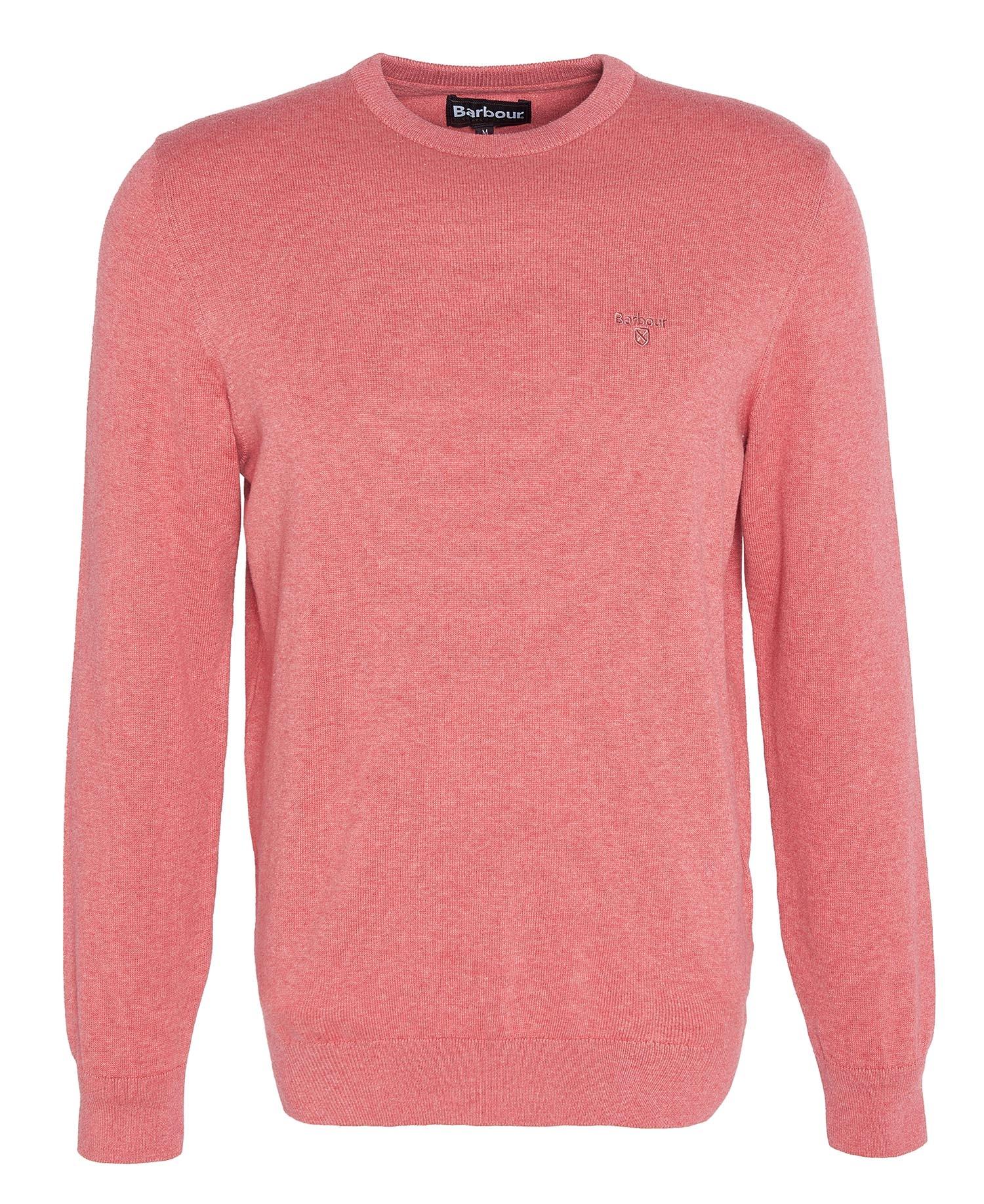 Maglione girocollo in cotone Pima<BR/> MKN0932MKN PI55 BARBOUR 