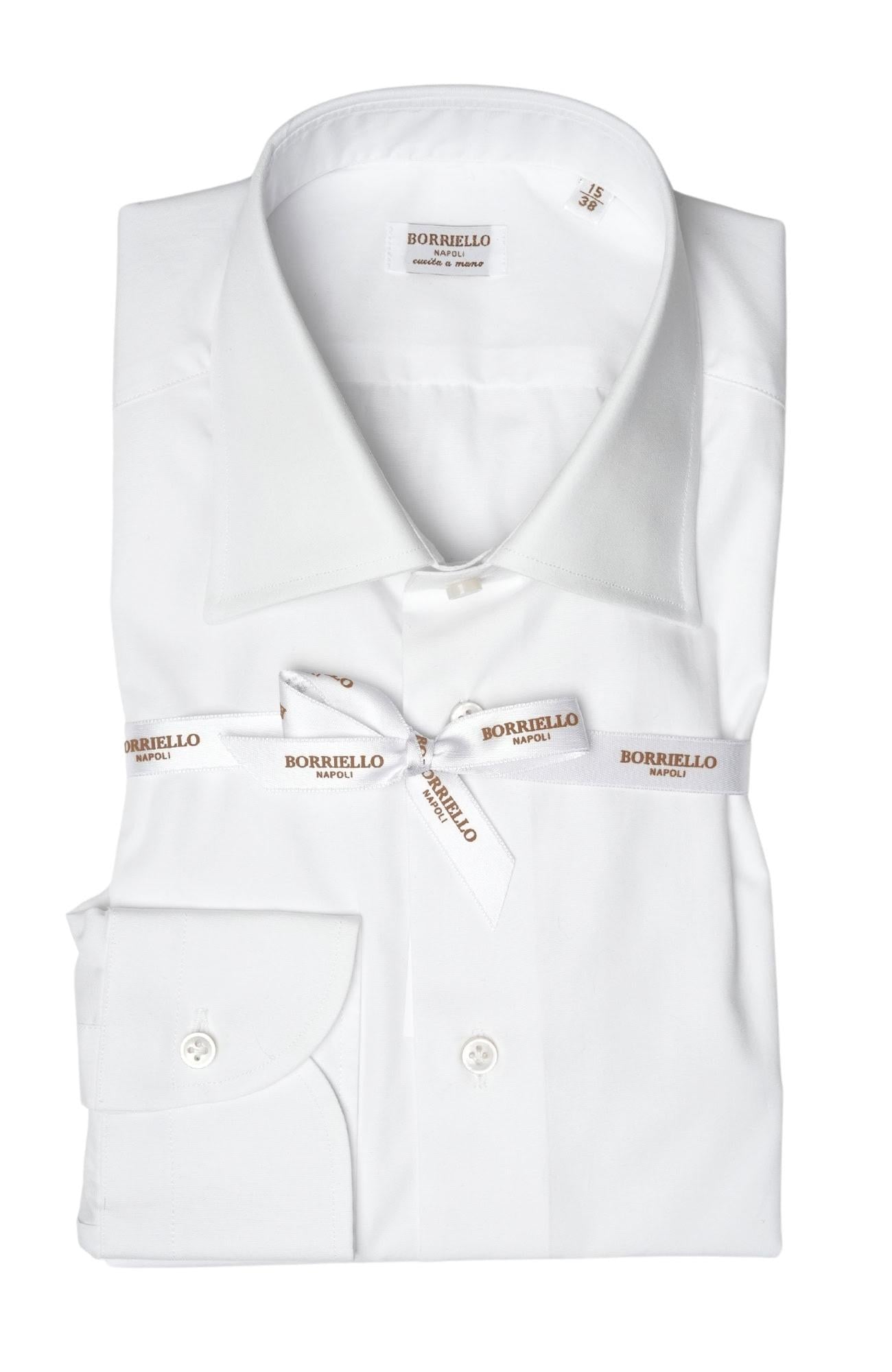 camicia bianca 1401SPACCANAPOLI 1 BORRIELLO 