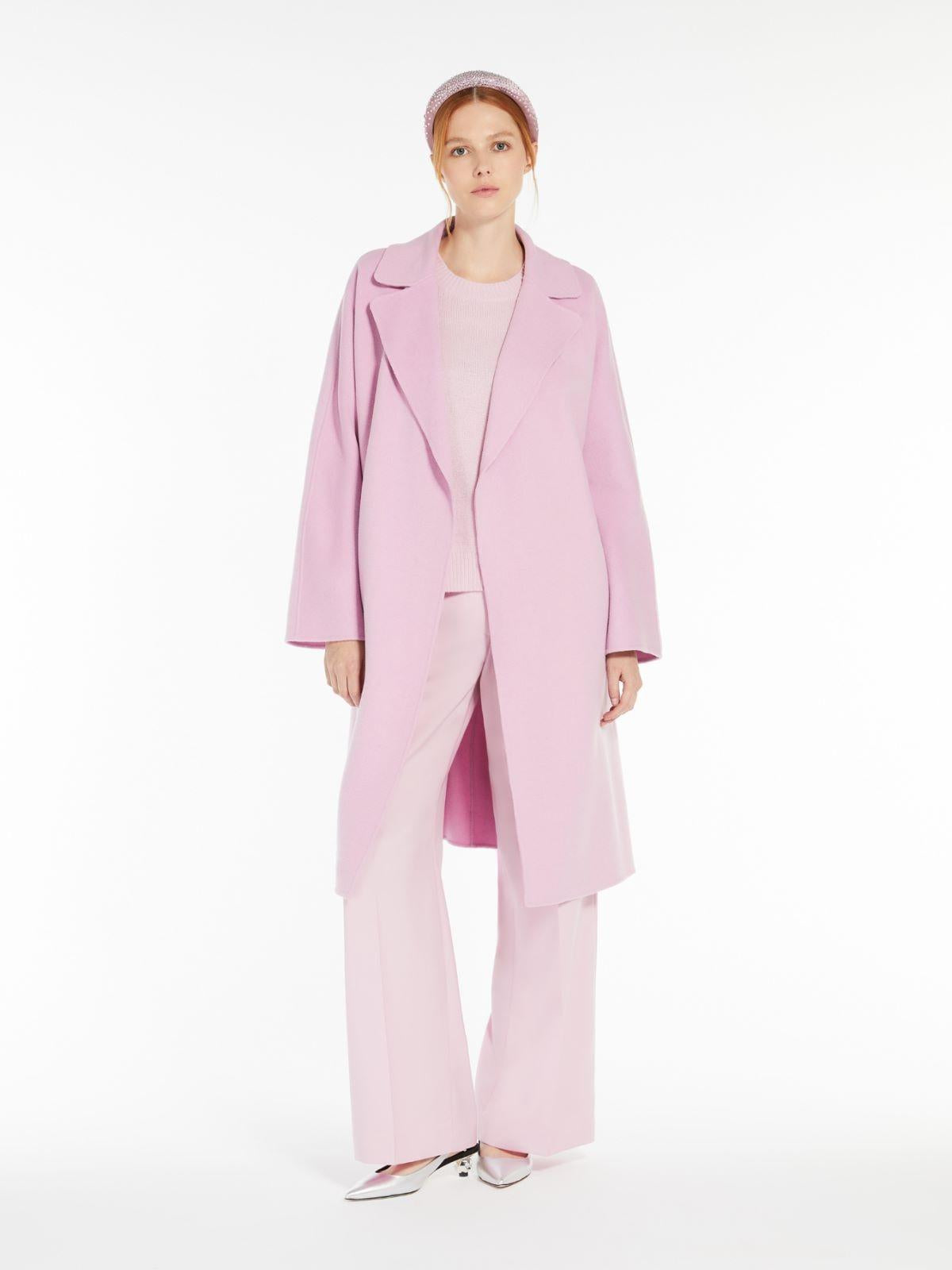 Pantalone donna a palazzo in tela di lana VISIVO 004 WEEKEND 