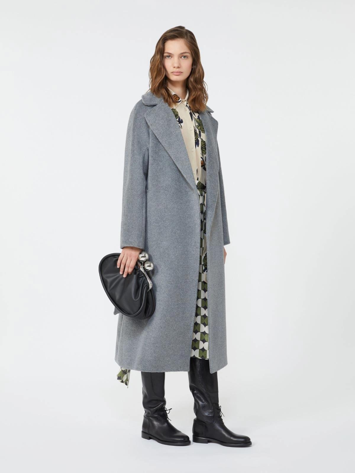Cappotto lungo in lana e alpaca TEMPERA 005 WEEKEND 