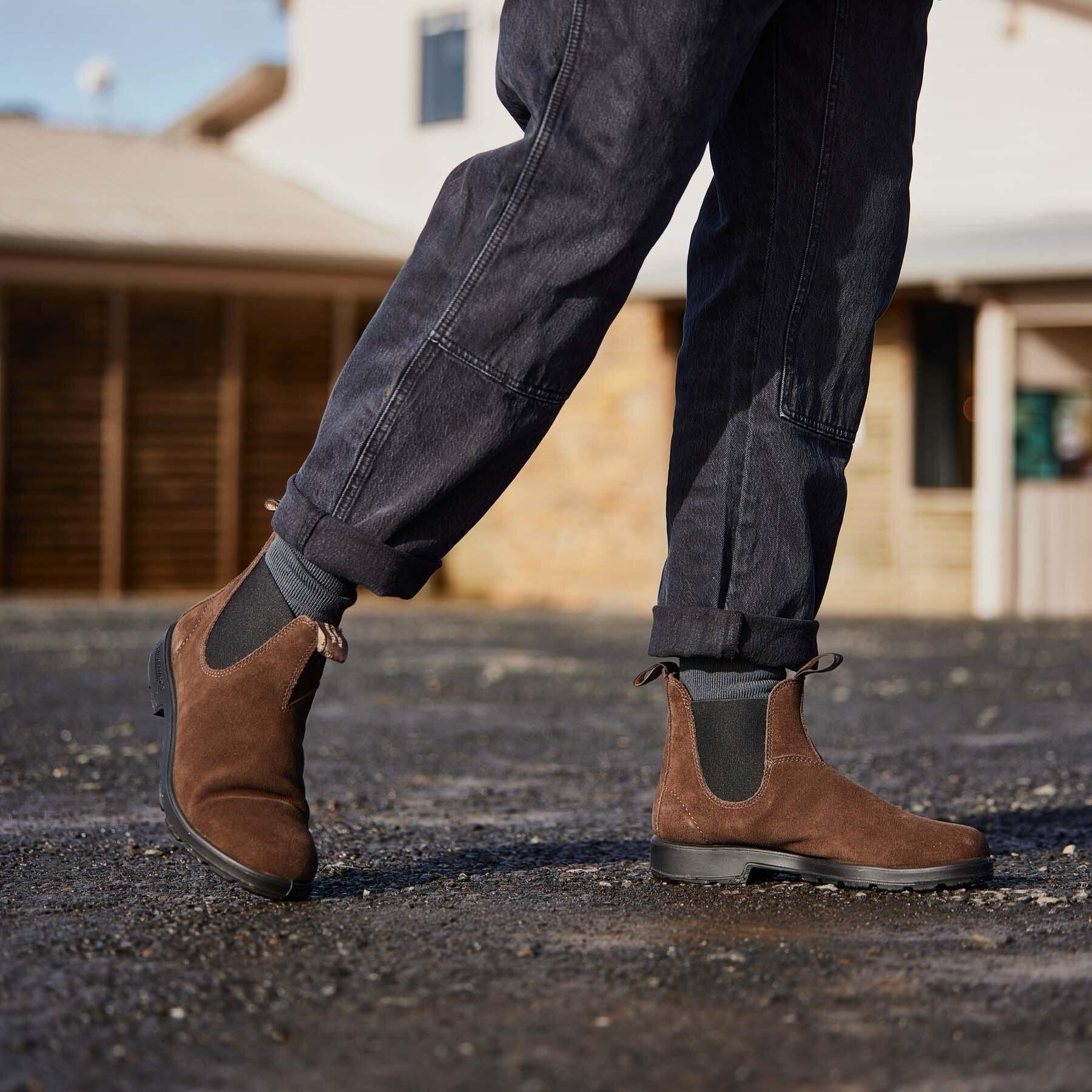 Stivaletti in pelle ORIGINALS CHELSEA BOOTS 2410BC BROWN-BROWN BLUNDSTONE 