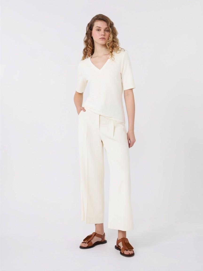 Pantalone in gabardina di cotone stretch WKDBELLICO 027 WEEKEND 