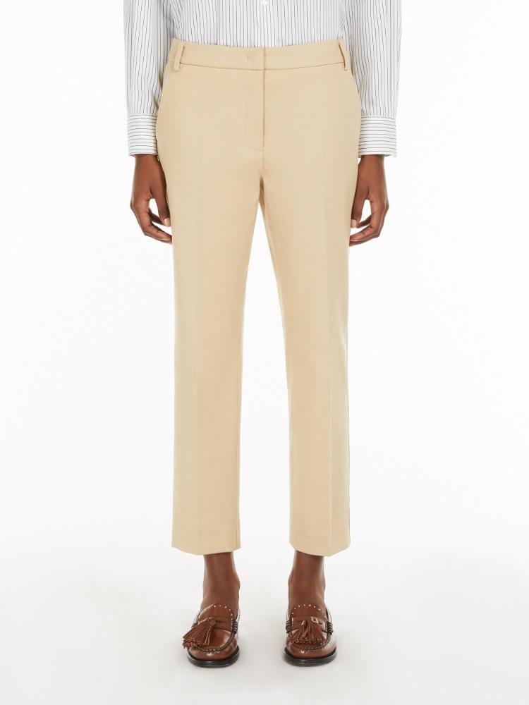 Pantalone donna a sigaretta in cotone stretch VITE 026 WEEKEND 