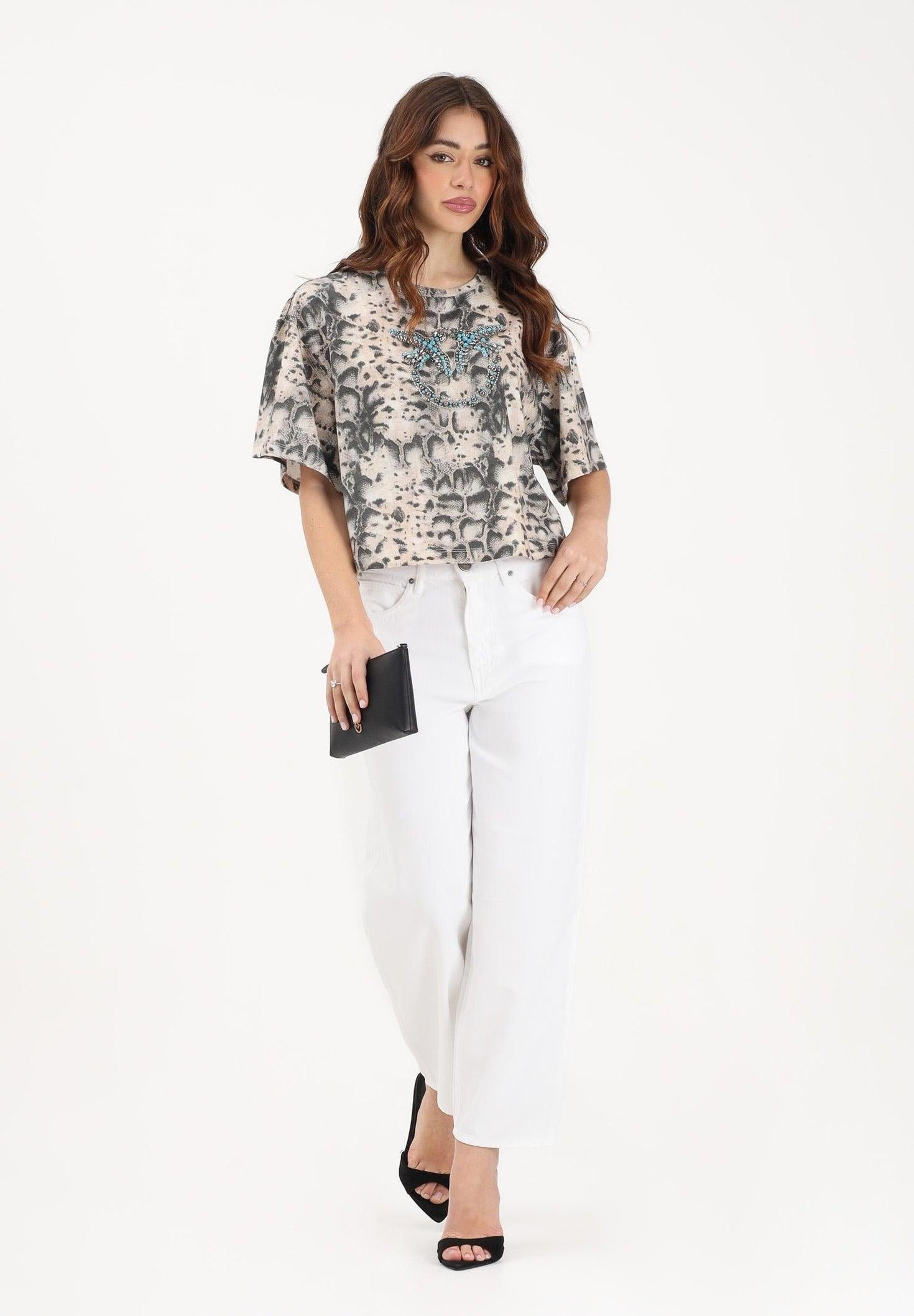 Jeans bianco da donna 103857A3E1 Z04 PINKO 