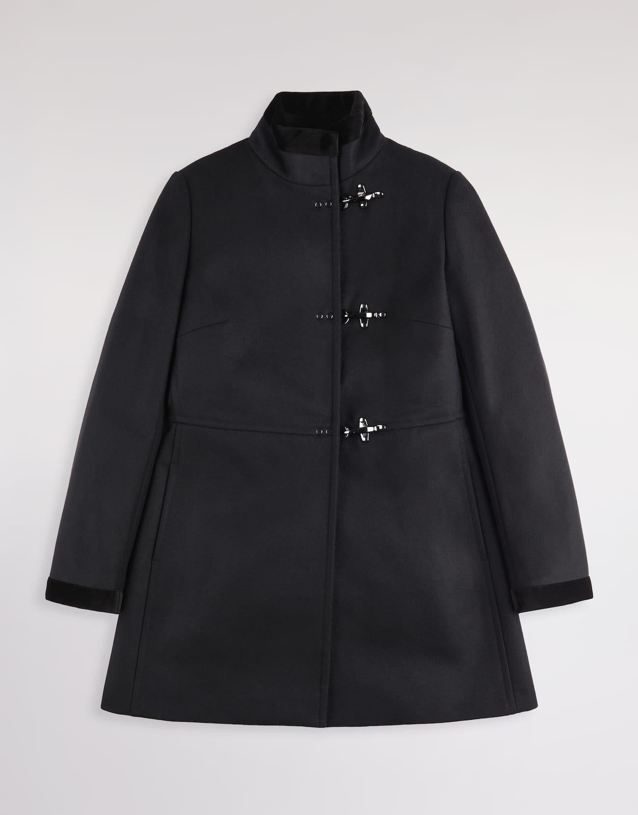 Virginia Coat in Panno di Lana<BR/> NAW50514000SGL B999 FAY 