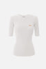Maglia a costine con taschino