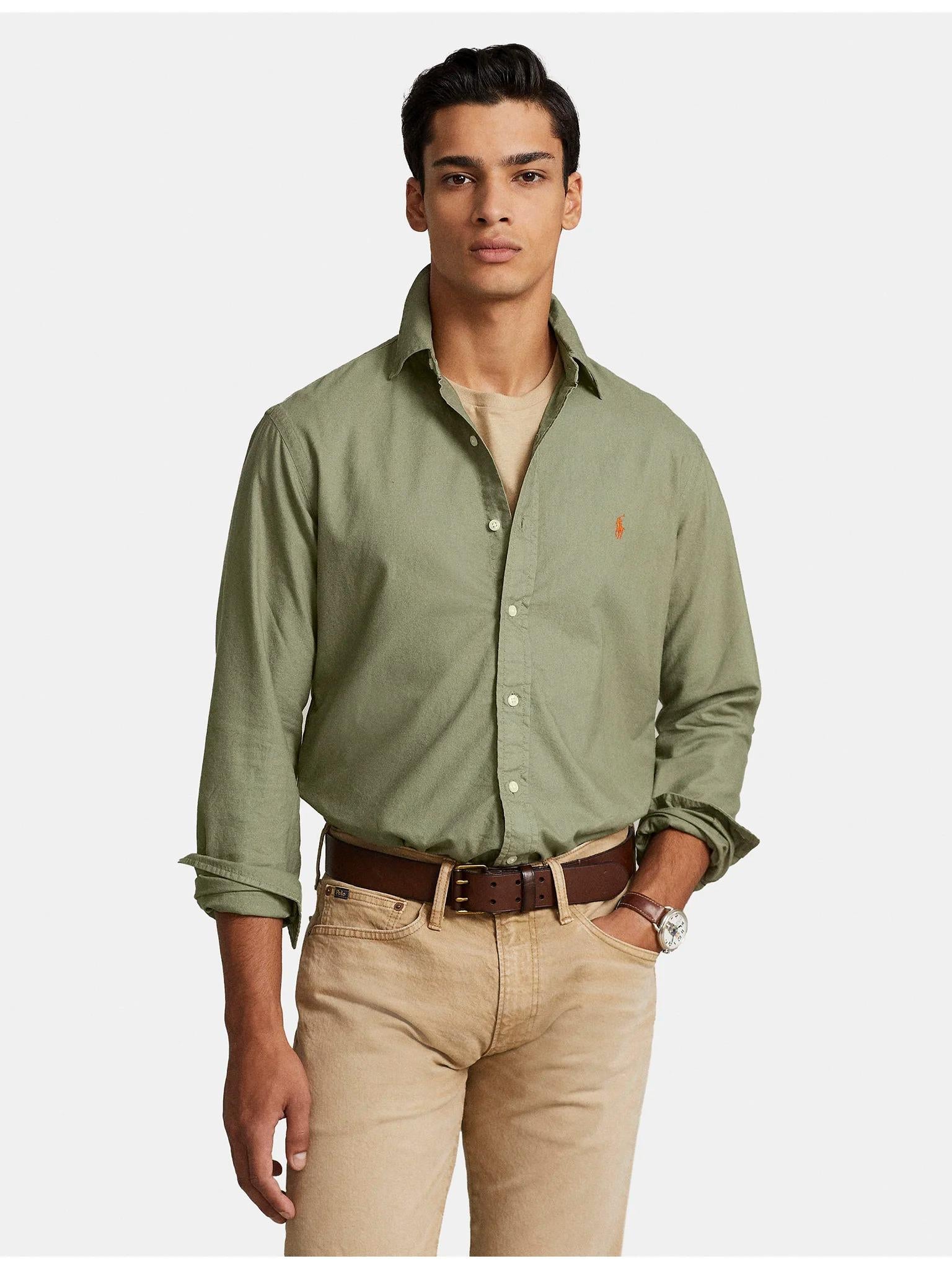 Camicia uomo Oxford in cotone