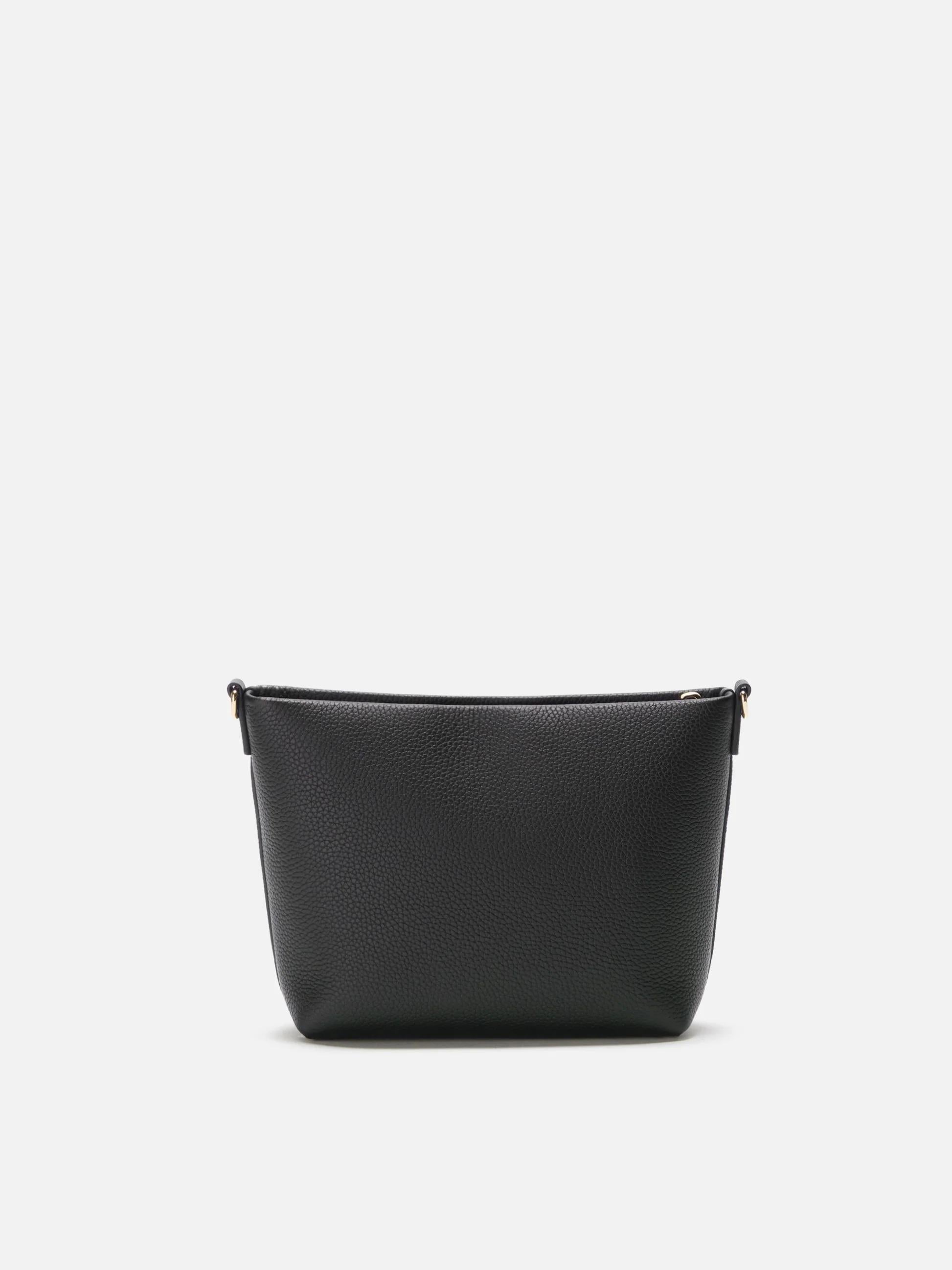 Borsa a spalla Aline Bag in pelle martellata nera ALI0034 00748I MC2 SAINT BARTH 
