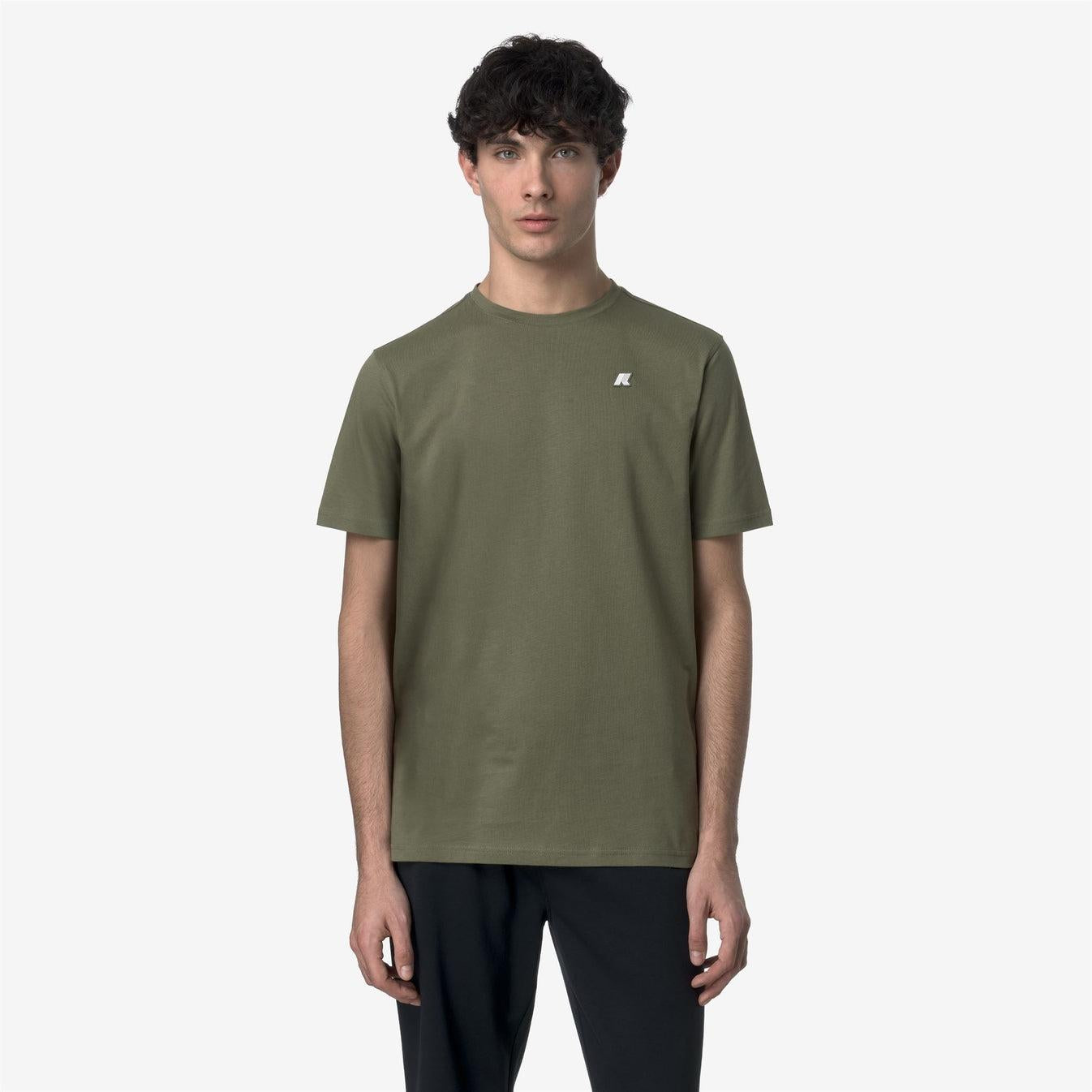 ODOM JERSEY SLIM<BR/>T-Shirt in Cotone Slim Fit K7125UW V15 K-WAY 