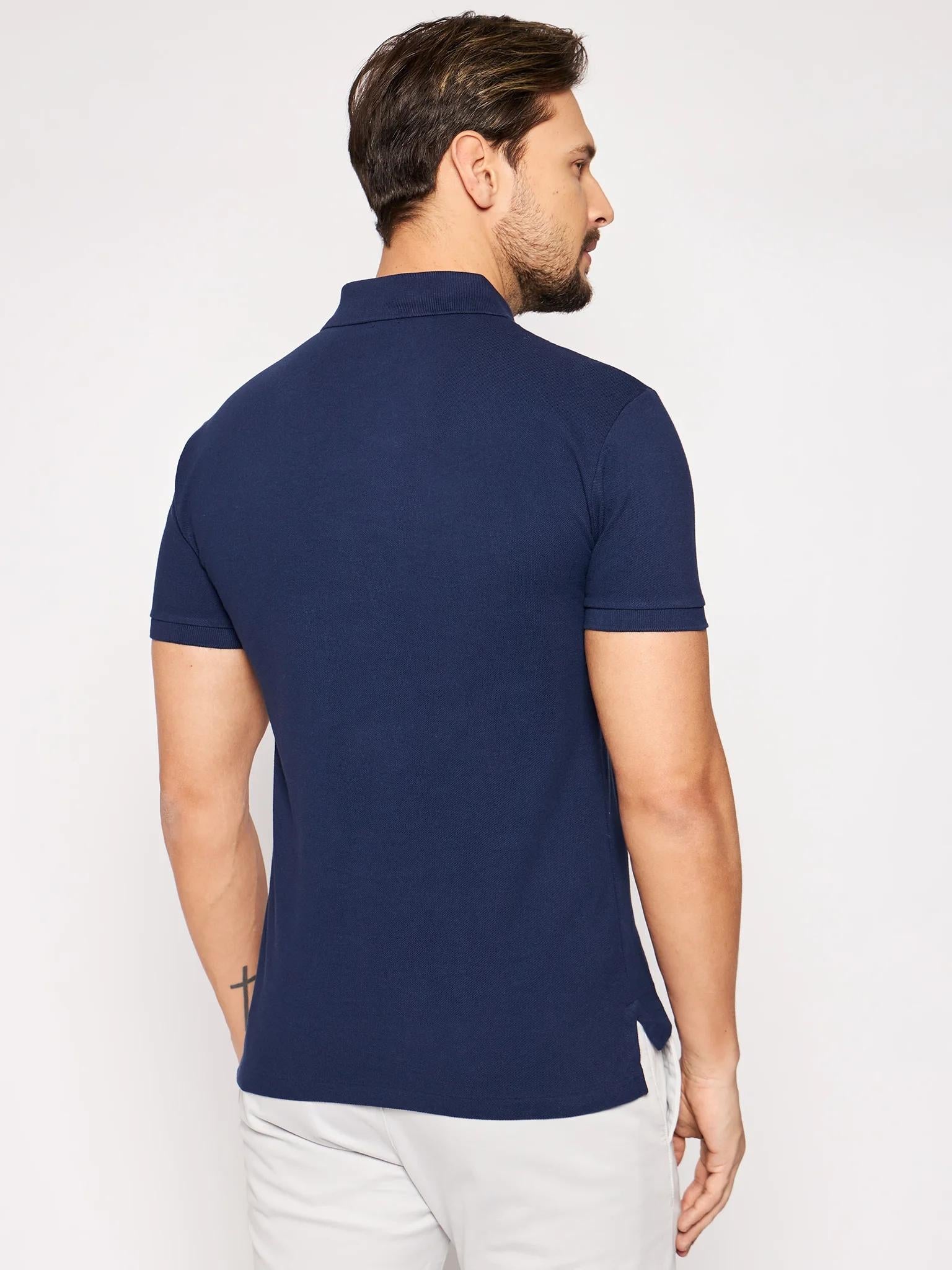 Polo uomo in cotone di piqué 710795080 007 RALPH LAUREN 