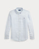 Camicia in lino a righe Custom-Fit