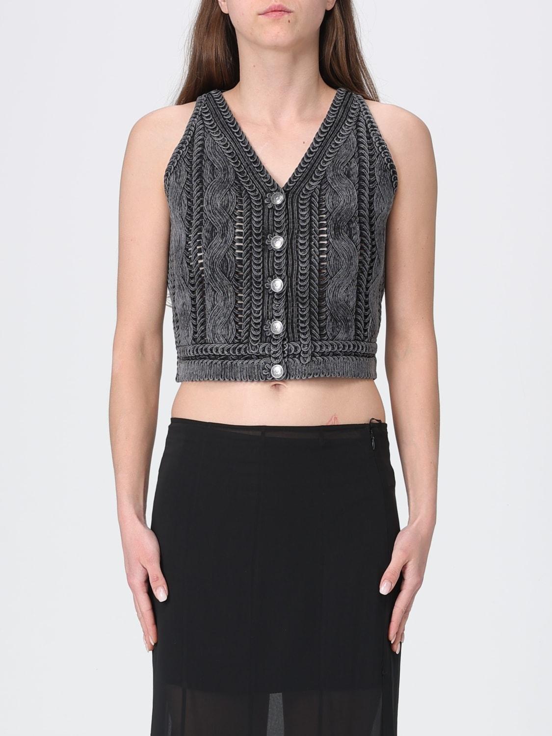 Gilet in maglia di cotone Myrtus Pinko<BR/> 106859A3BA I91 PINKO 