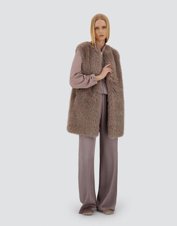 GILET RESORT IN FULLNESS FAUX FUR GC00065DR12627 4400 HERNO 