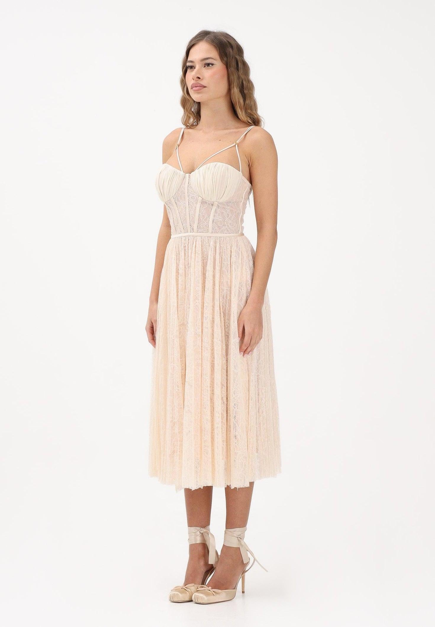 Abito a campana in pizzo<BR/> AB97162E2 EG9 ELISABETTA FRANCHI 