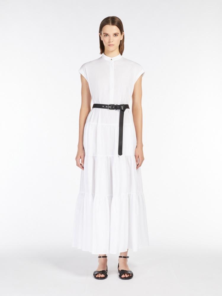 Abito chemisier in cotone con balze BAIRO 001 MAX MARA STUDIO 