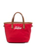 Borsa City mini in nylon rosso