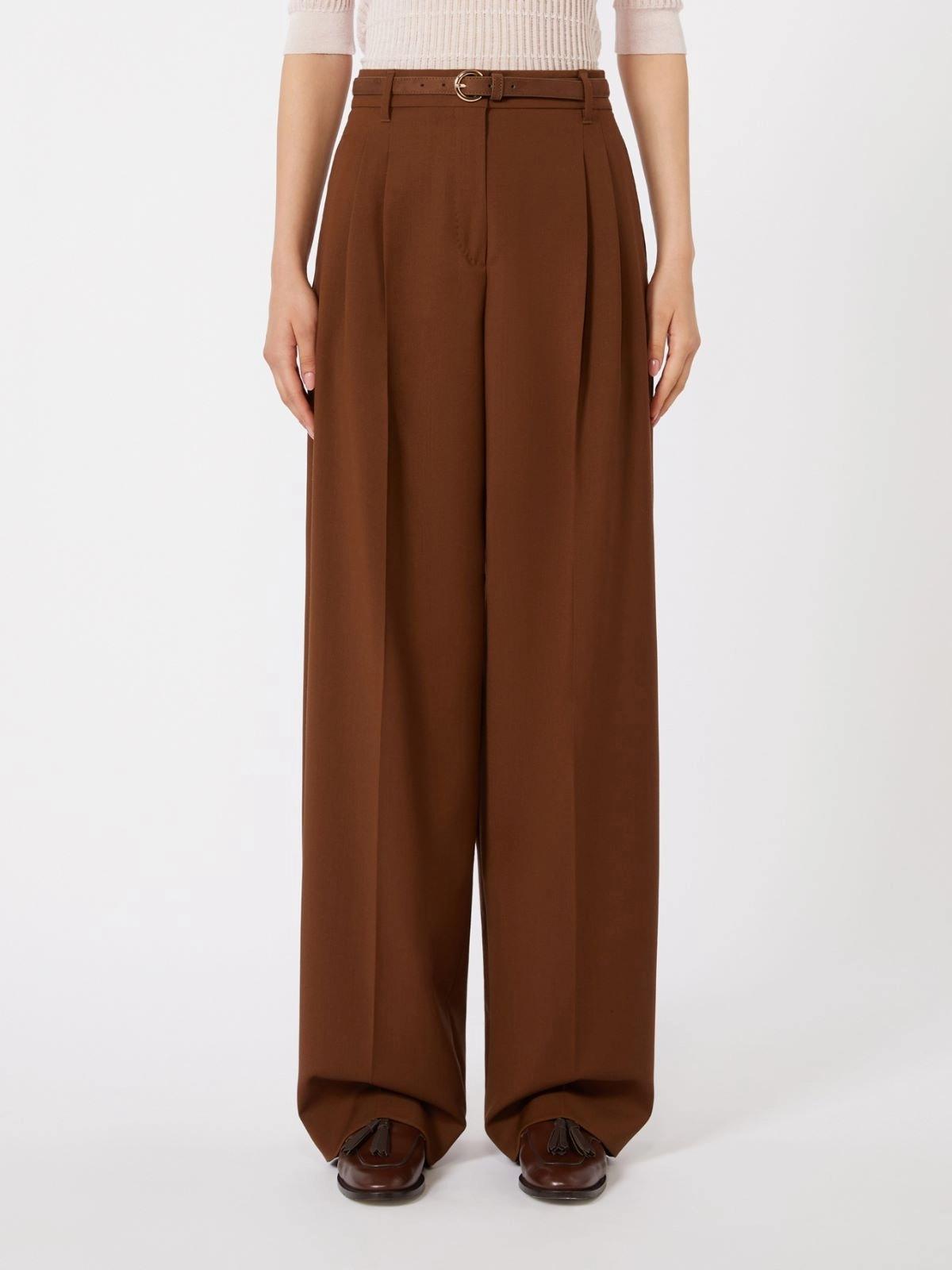 Mstbacio Pantalone fluido in lana MSTBACIO 003 MAX MARA STUDIO 